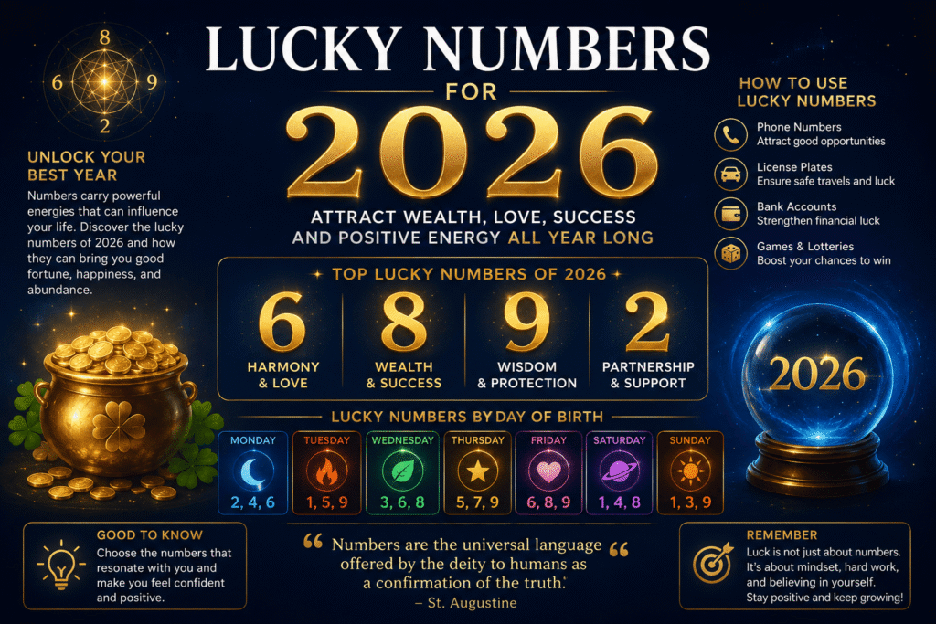 เลขนำโชคปี 2026